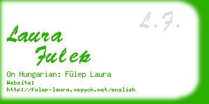 laura fulep business card