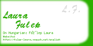 laura fulep business card